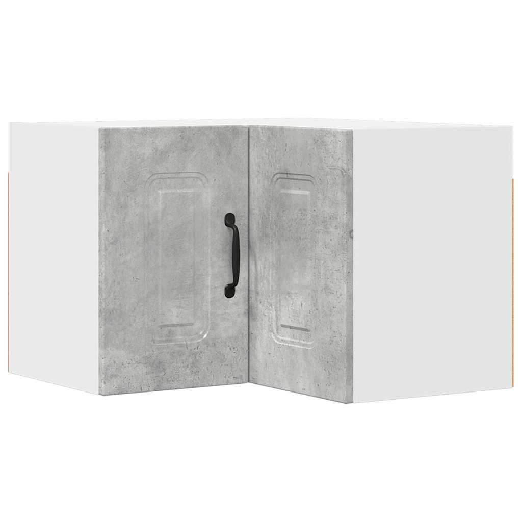 Kitchen Wall Cabinet with Shelf Concrete Grey 57 x 57 x 40 cm